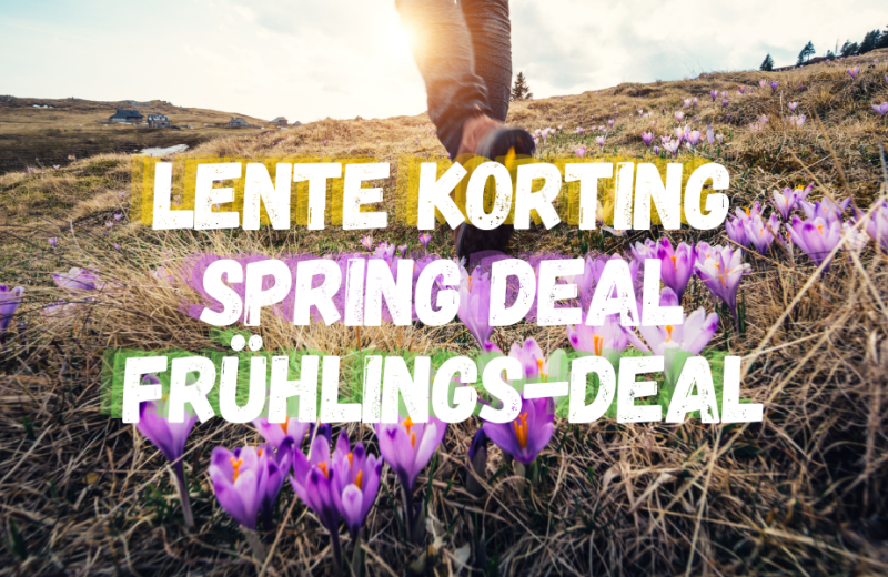 Feiern Sie den Frühling mit einem Extra-Frühlingsrabatt!
